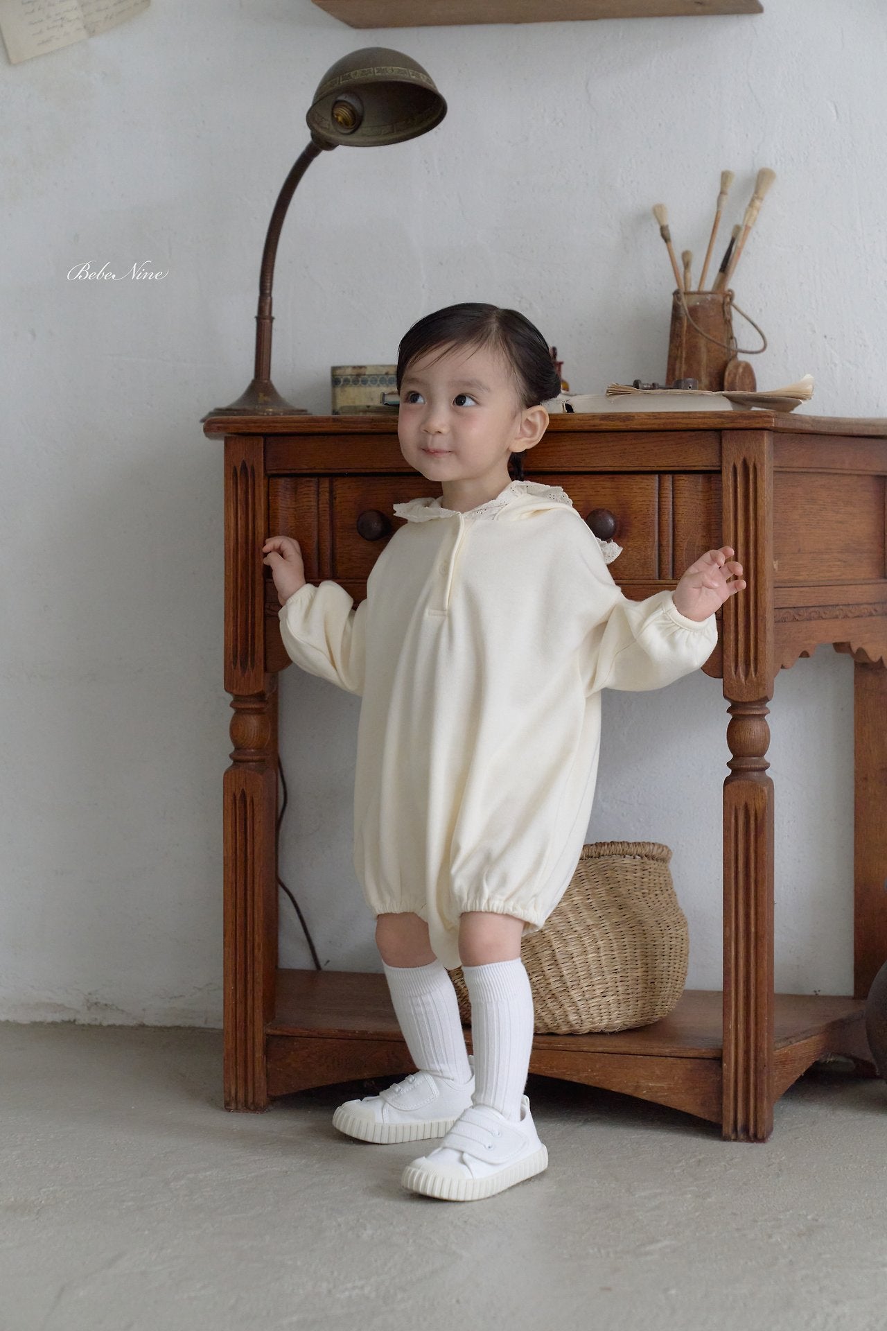 ［bebenine］Lace Hood Suit