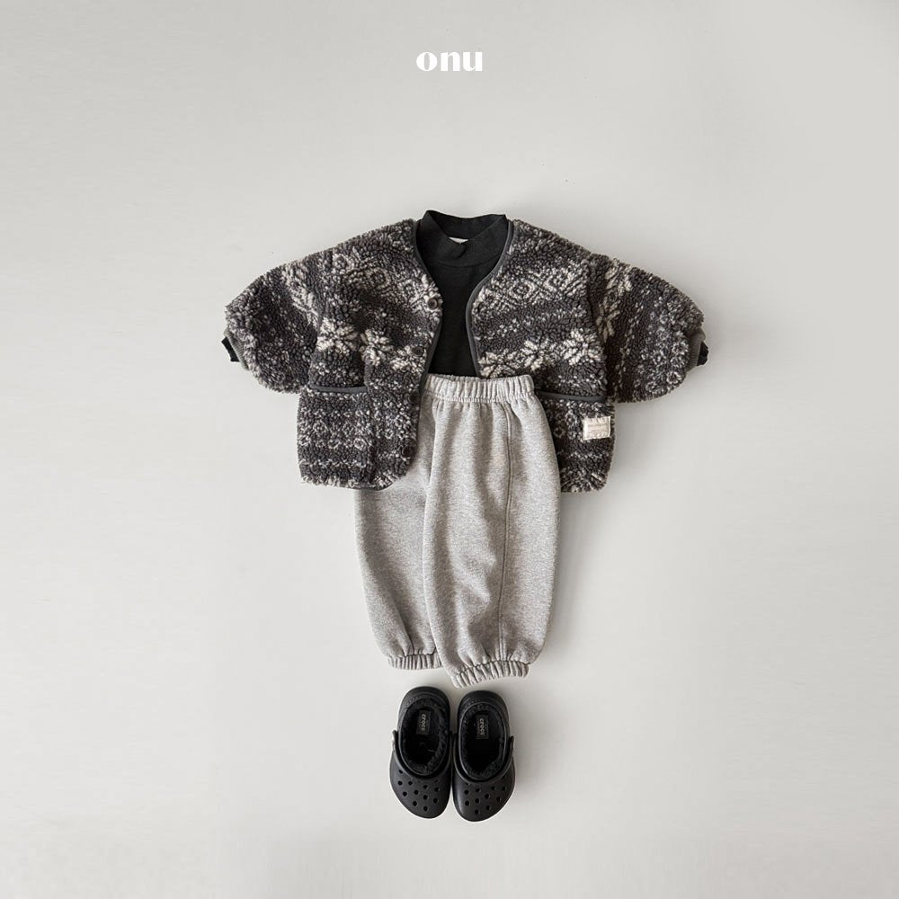 ［onu］Nordic boa jumper