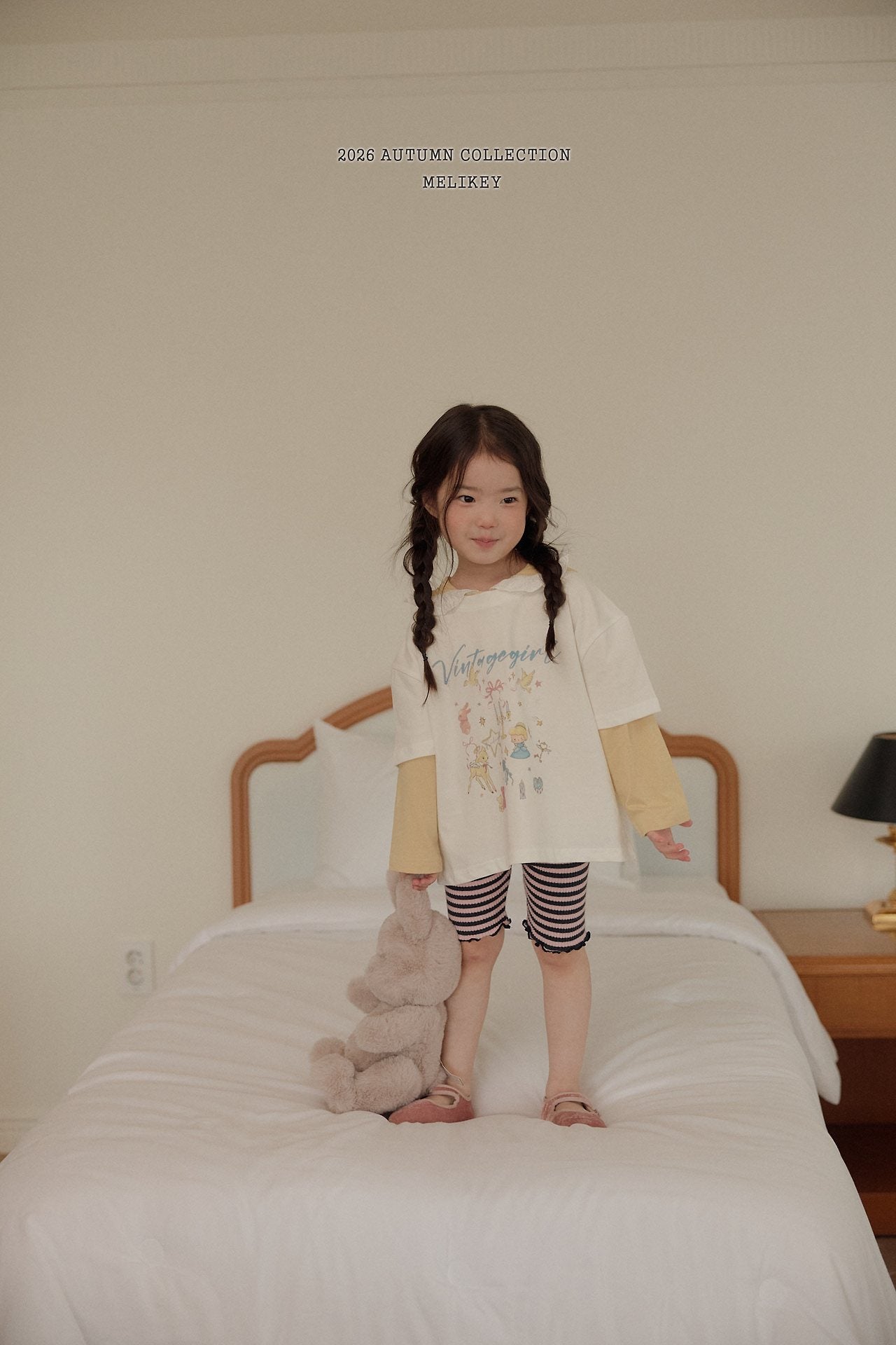 ［Melikey］Sona lace hood tee