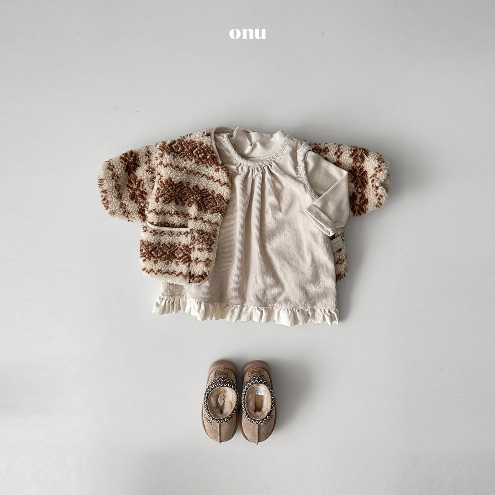 ［onu］Nordic boa jumper