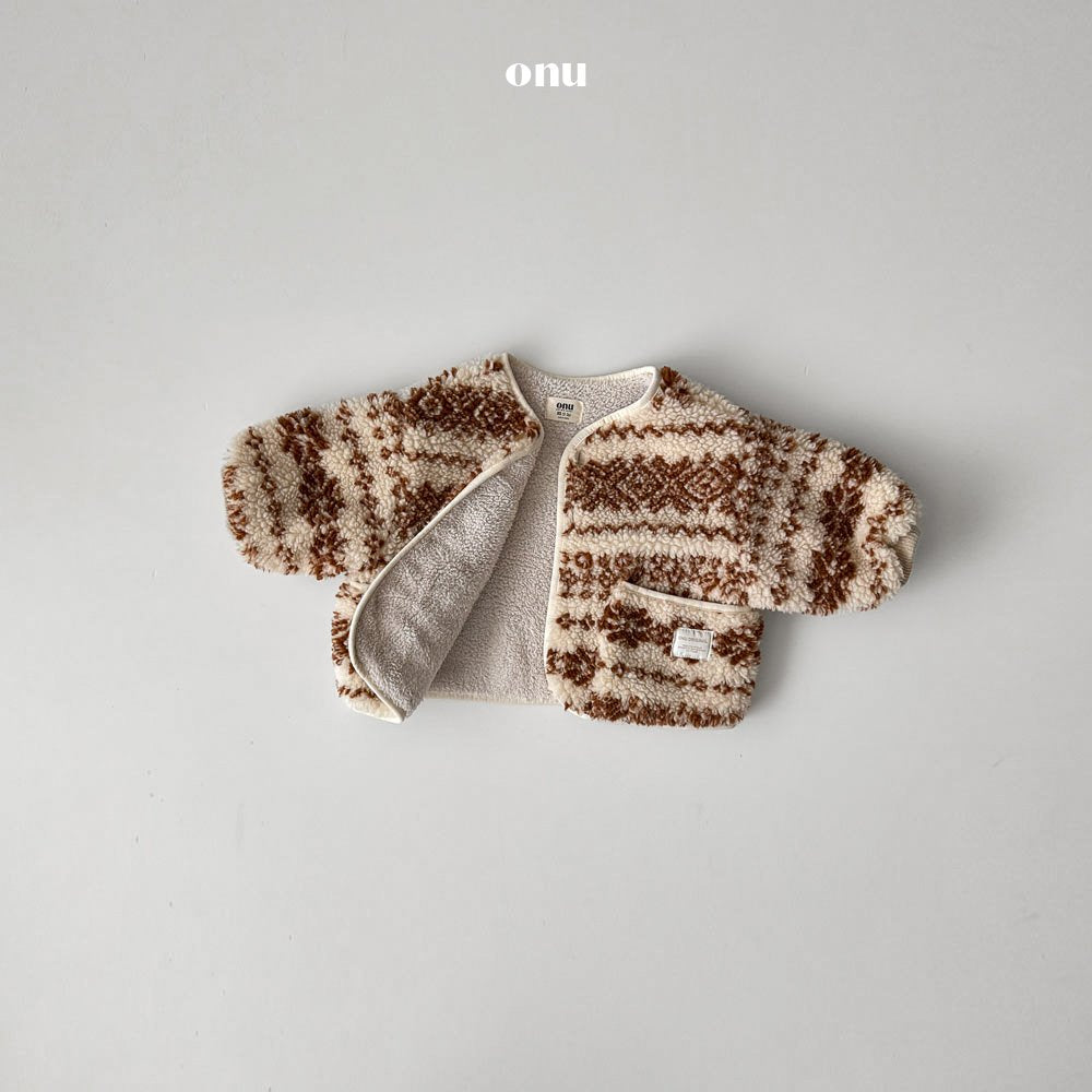 ［onu］Nordic boa jumper