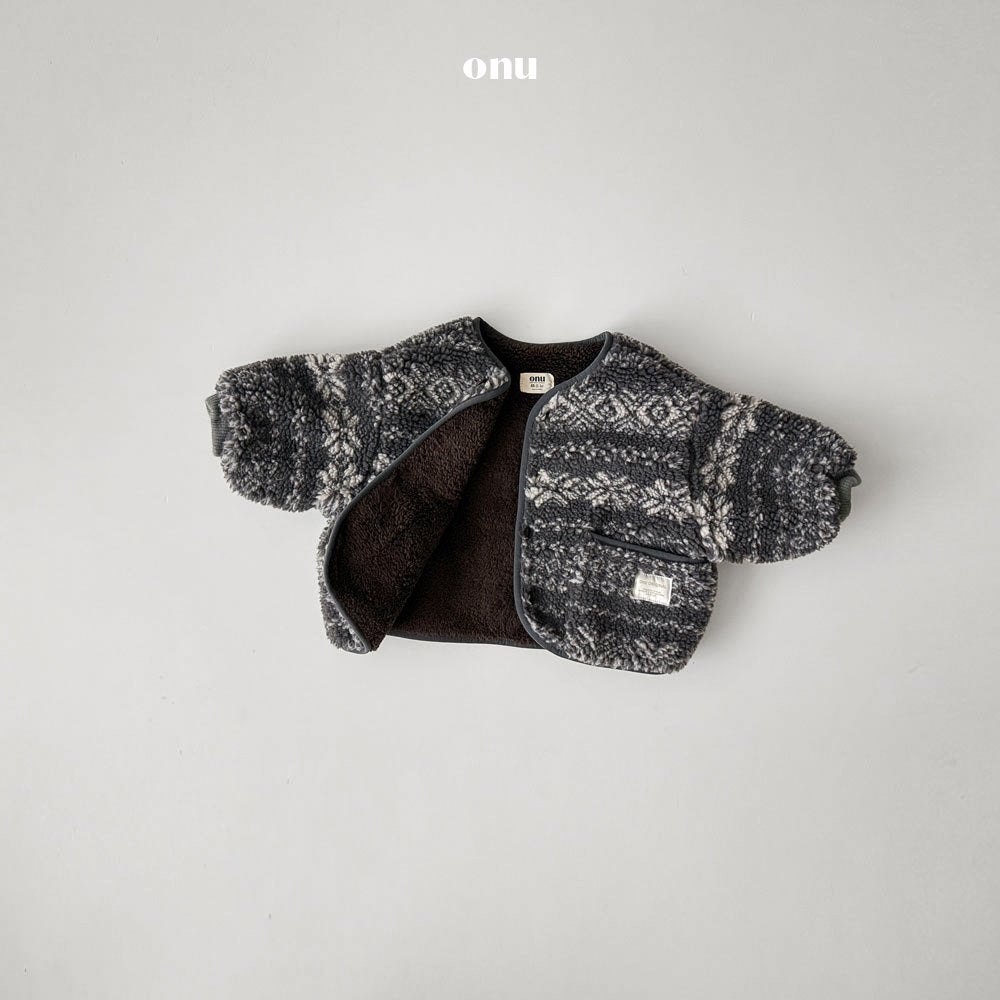 ［onu］Nordic boa jumper