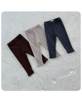 ［nunubiel］Ribbed leggings (kids)