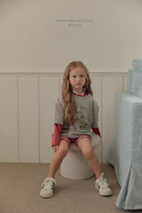 ［Melikey］Sona lace hood tee