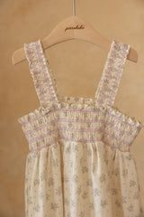 ［perrobebe］Heloise smock one-piece (lavender)