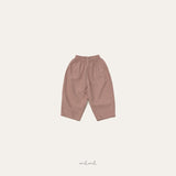 ［melmel］Linen hip pocket pants