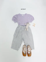 ［puipui］Line stripe pants
