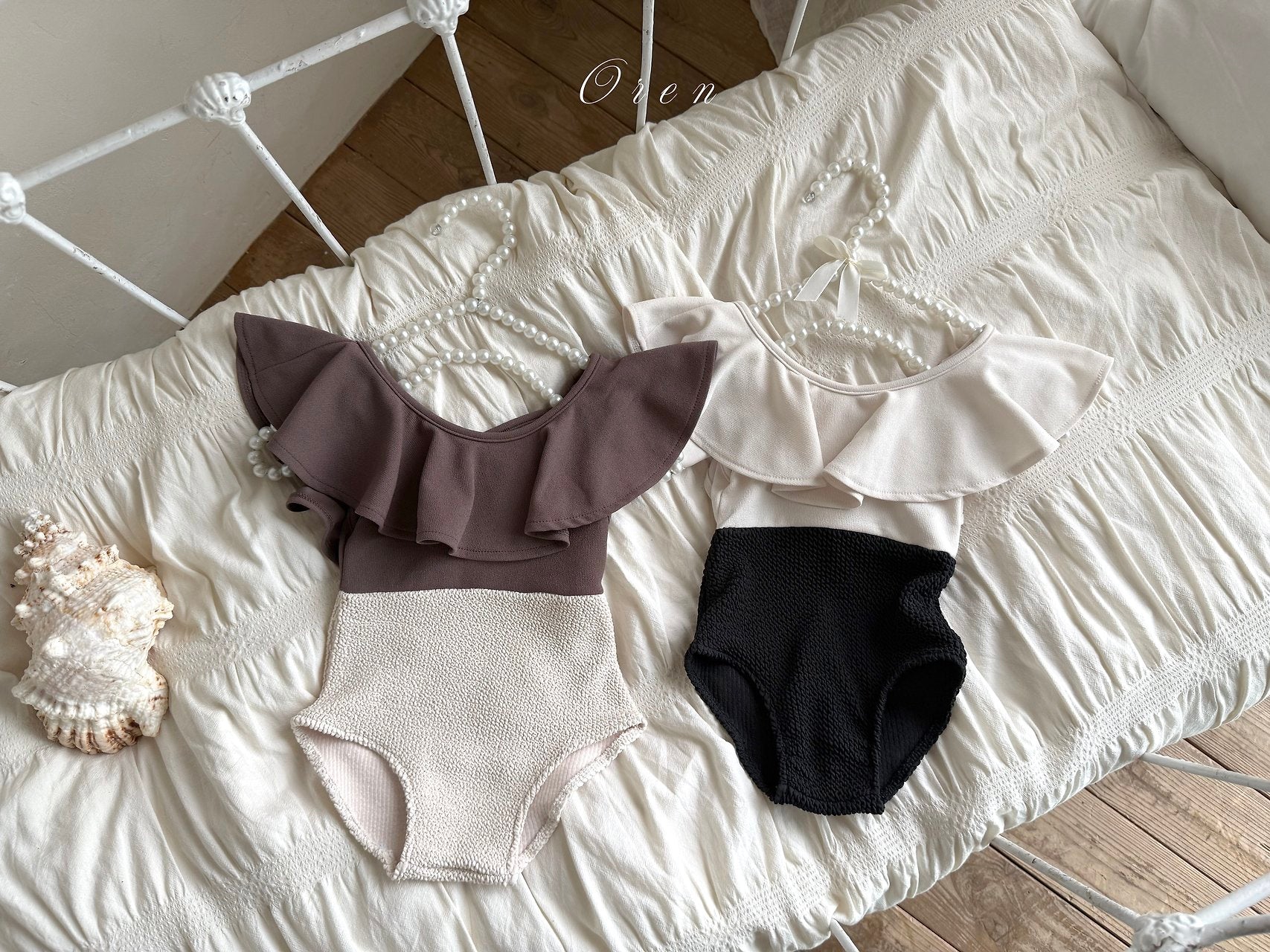 ［OREN］Pepe frill swim wear (mom)