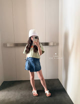 ［comma］Fruitc crop tee