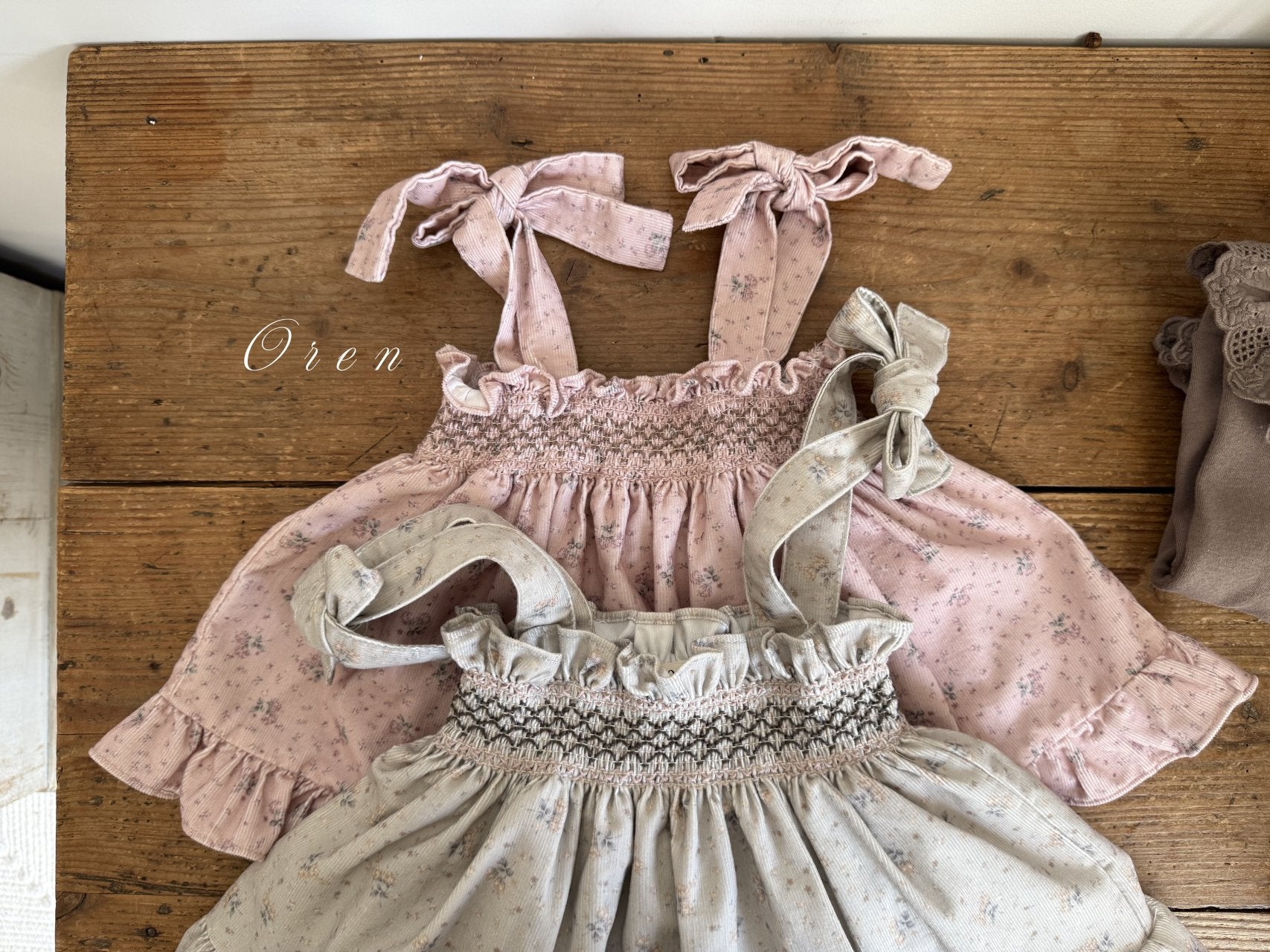 ［OREN］Emily smocking bloomer skirt