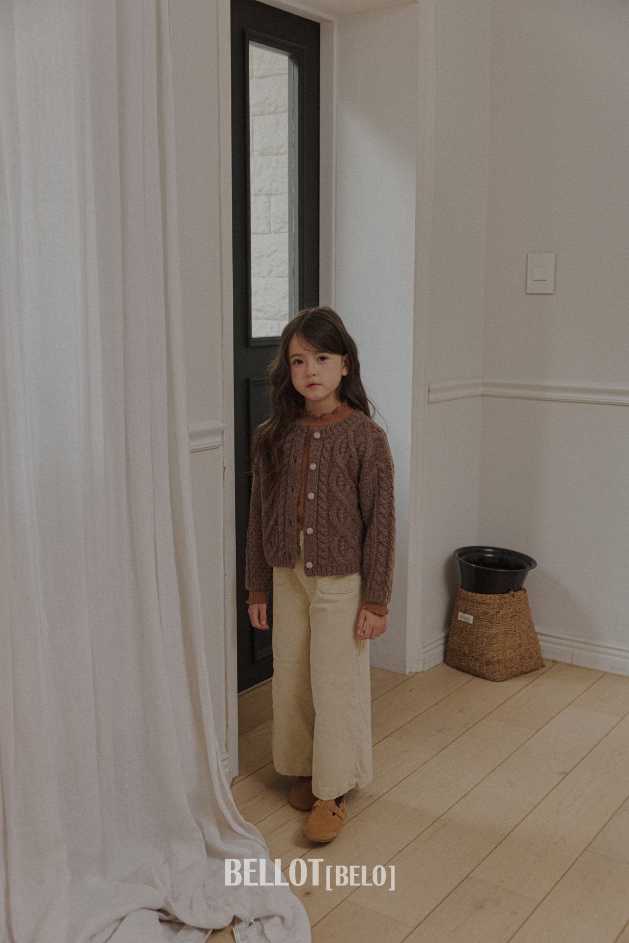 ［BELLOT］Alpha wool cardigan (kids)