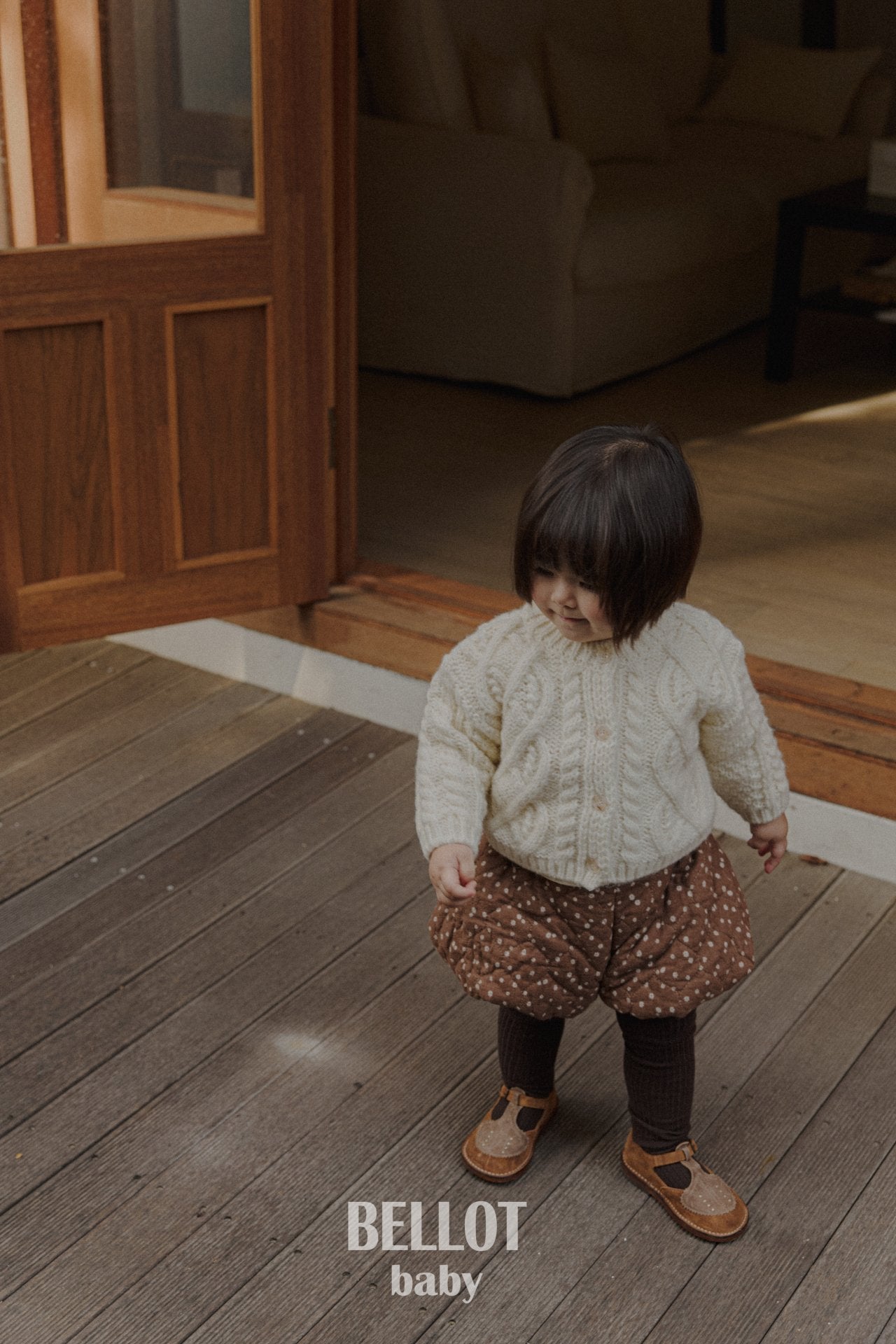 ［BELLOT］Alpha wool cardigan (baby)