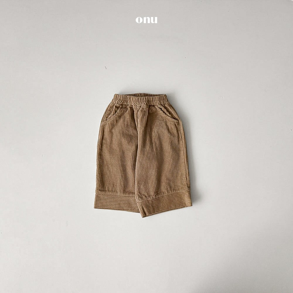 ［onu］Corduroy line pants