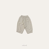 ［melmel］Linen hip pocket pants