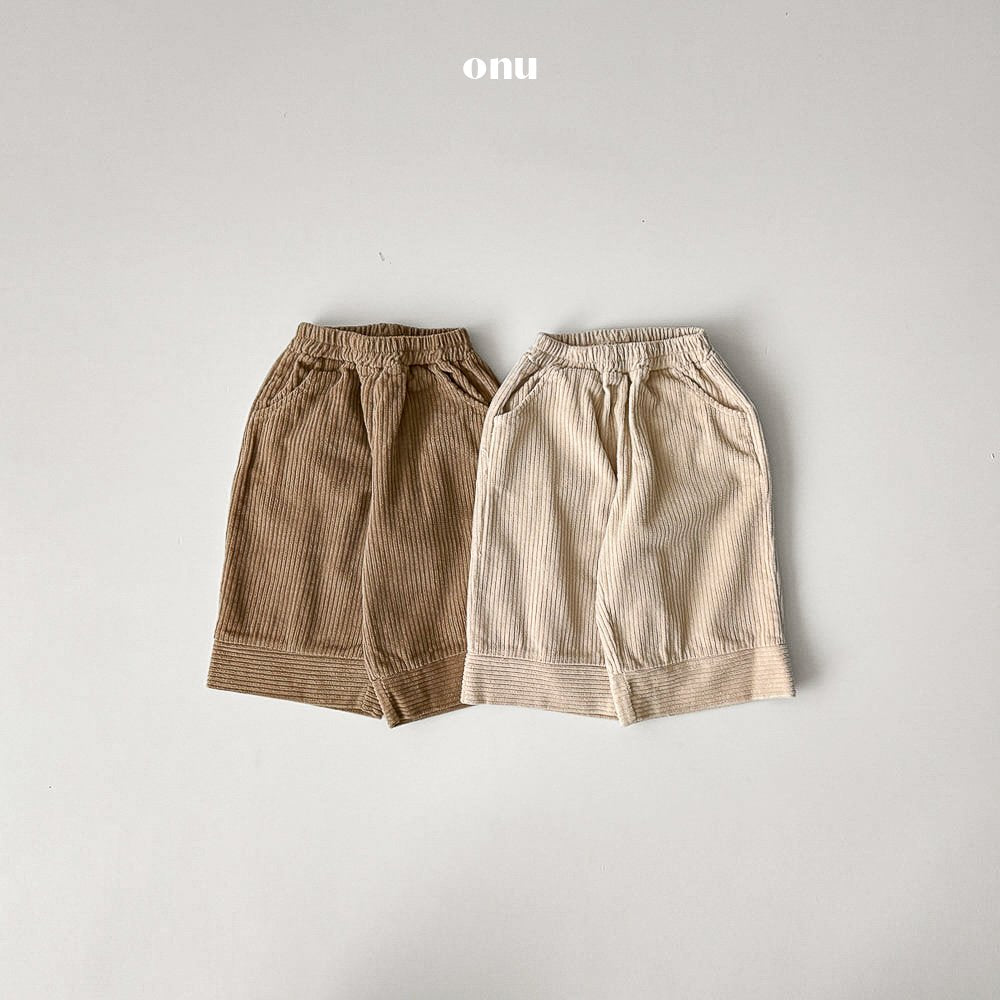 ［onu］Corduroy line pants