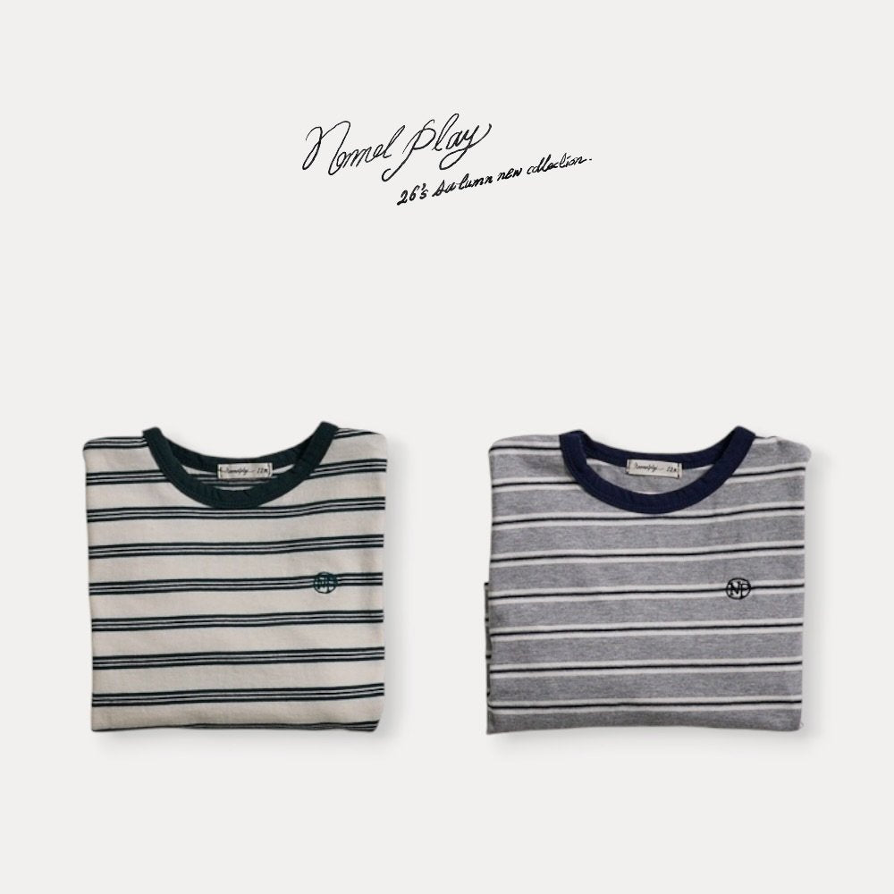 ［normalplay］Days Stripe tee