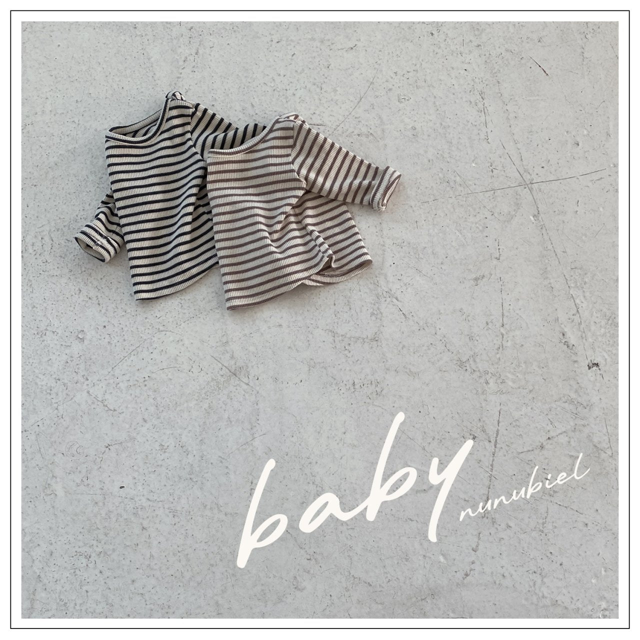 ［nunubiel］Stripe tee (baby)