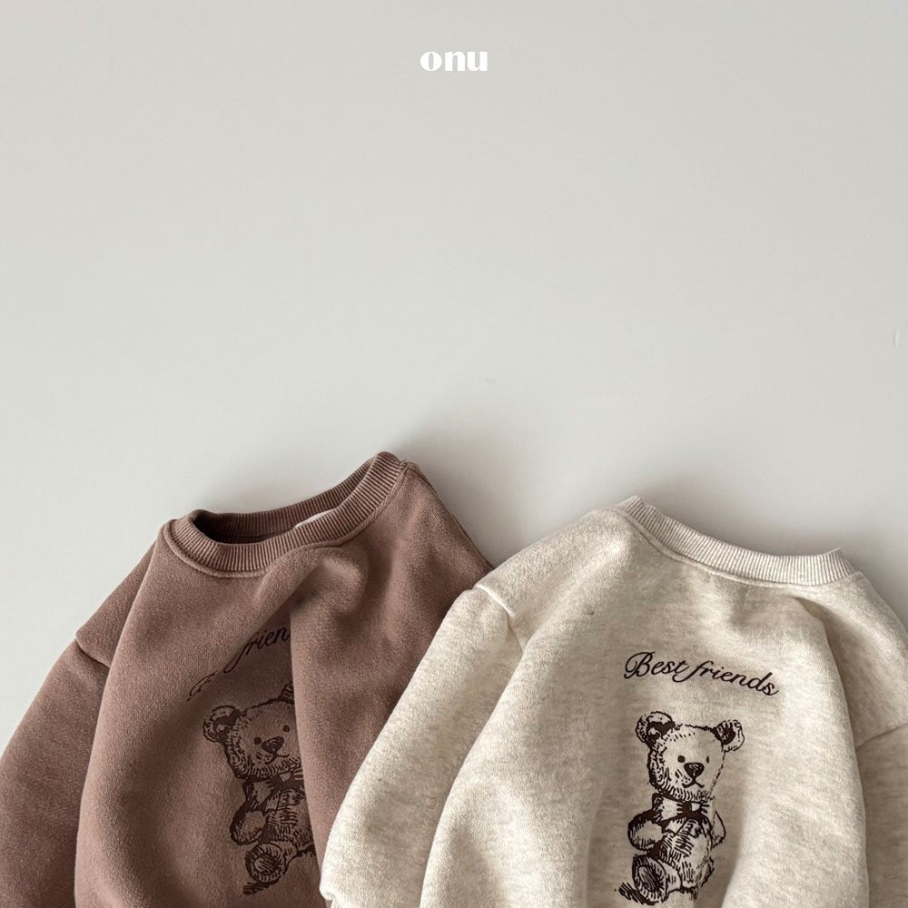 ［onu］Twin bear rompers