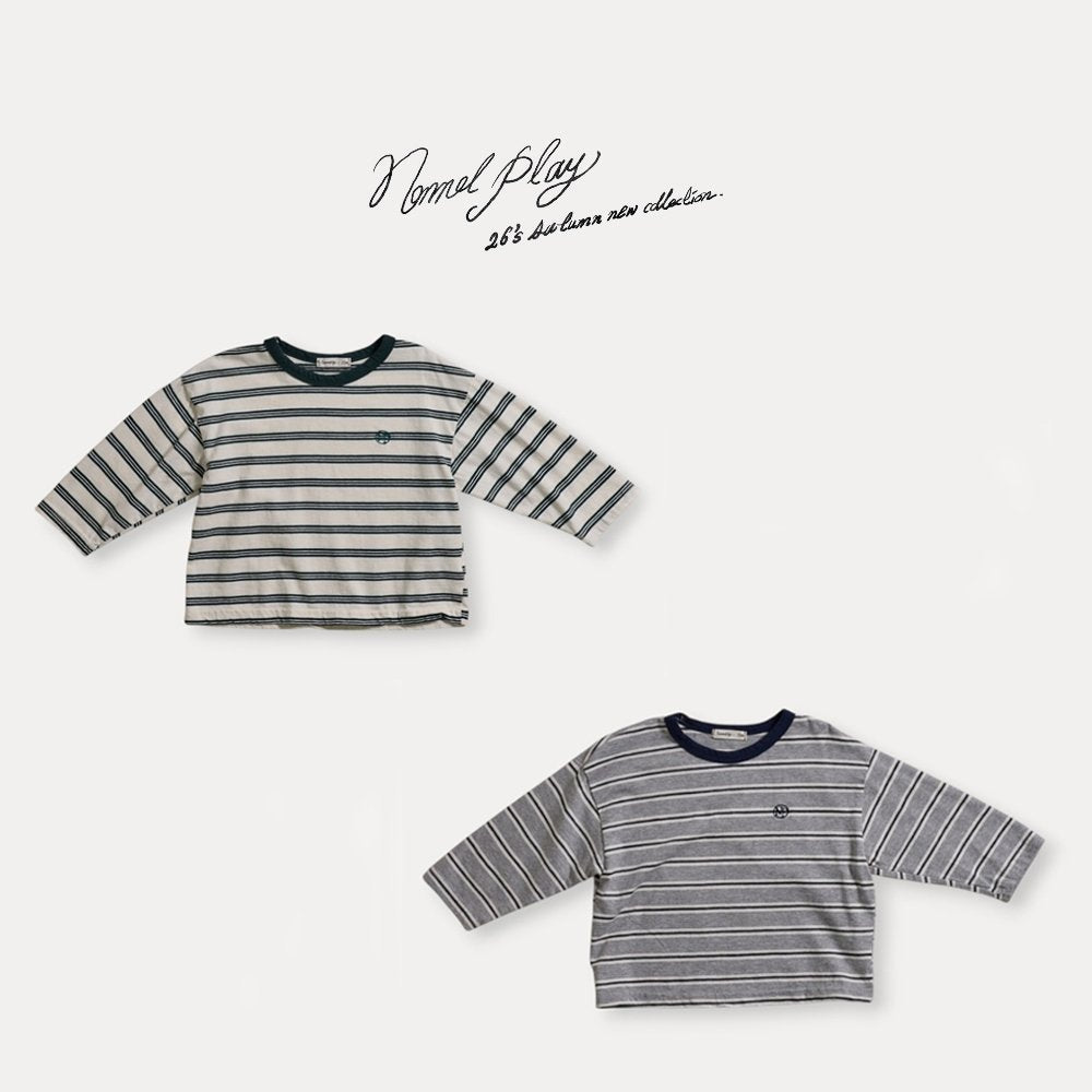 ［normalplay］Days Stripe tee