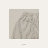 ［melmel］Linen hip pocket pants