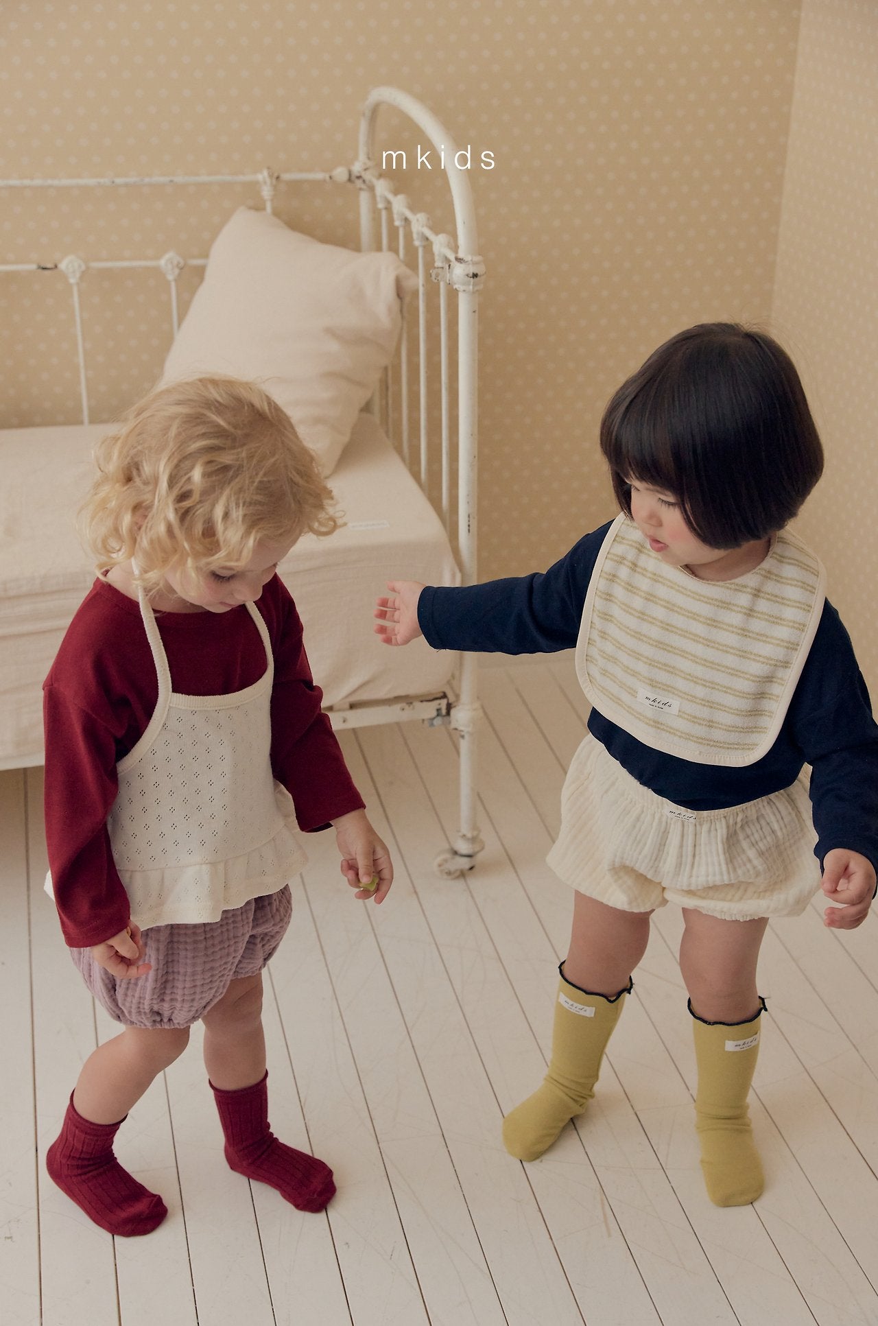 ［mkids］Bagle knee socks