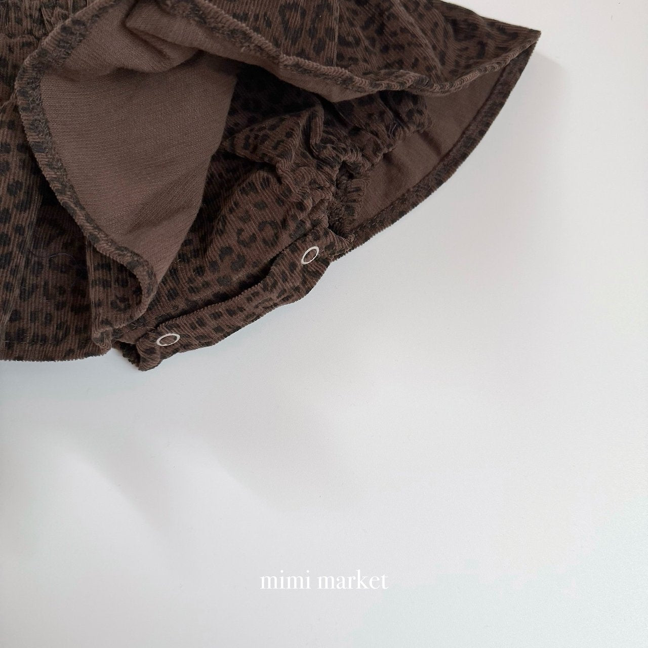 [mimi market] Leopard suspsnder bloomer skirt
