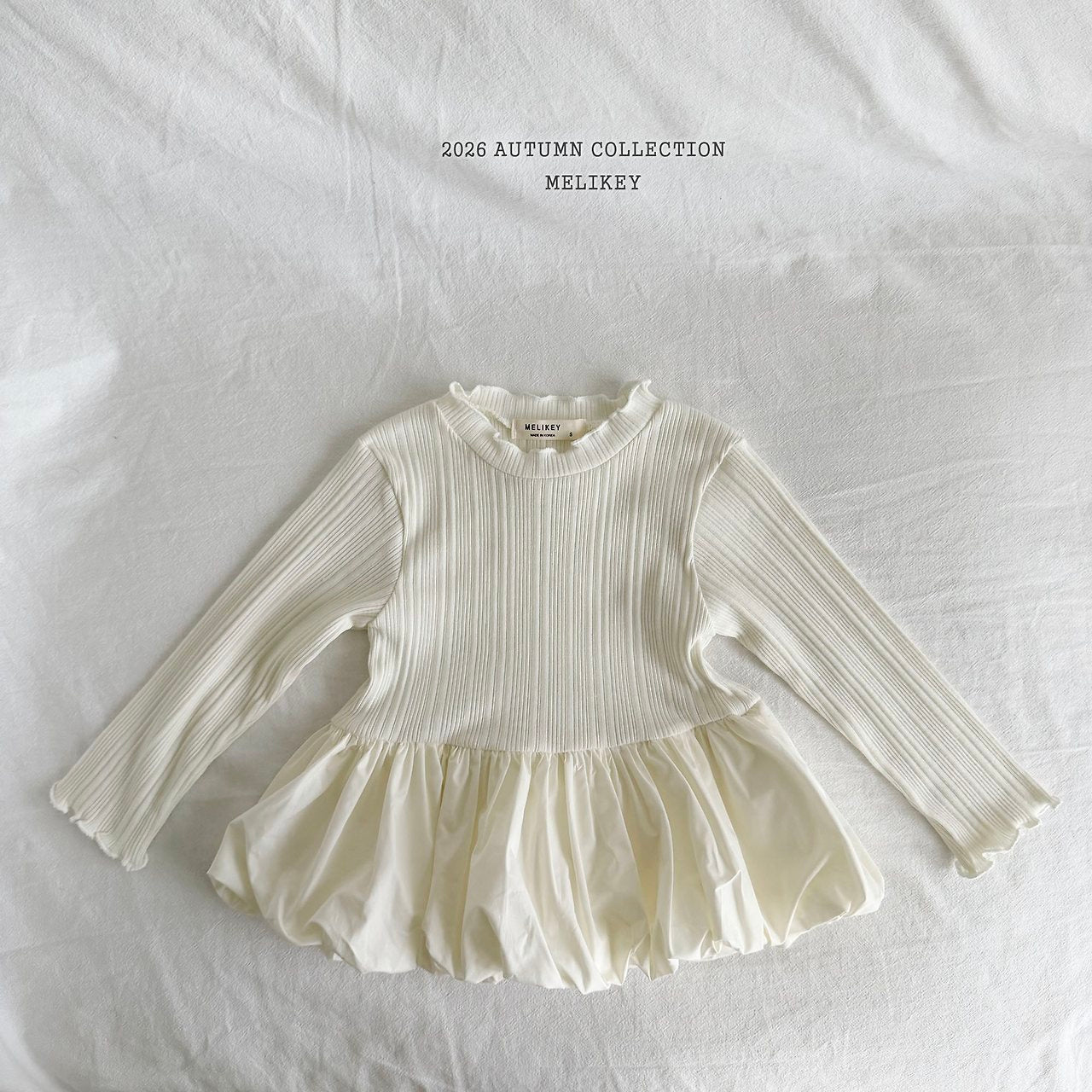 ［Melikey］Mono balloon tops