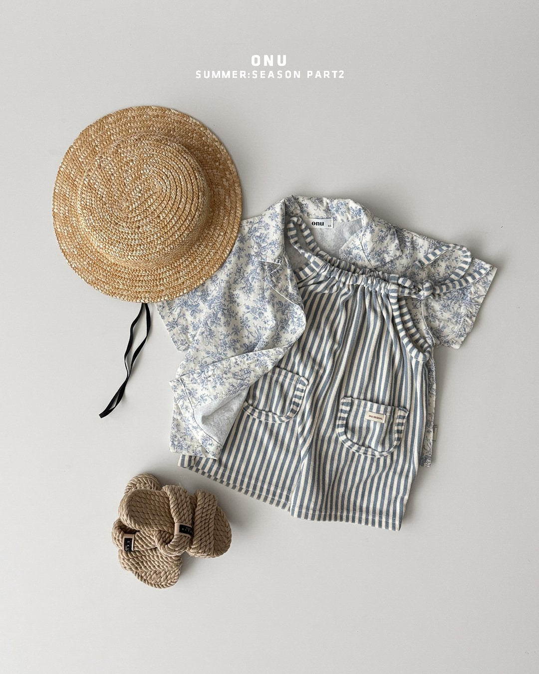 ［onu］Stripe beach suit