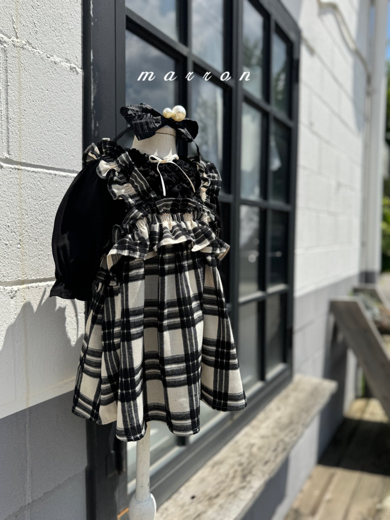 ［marron］Karen ribbon tops