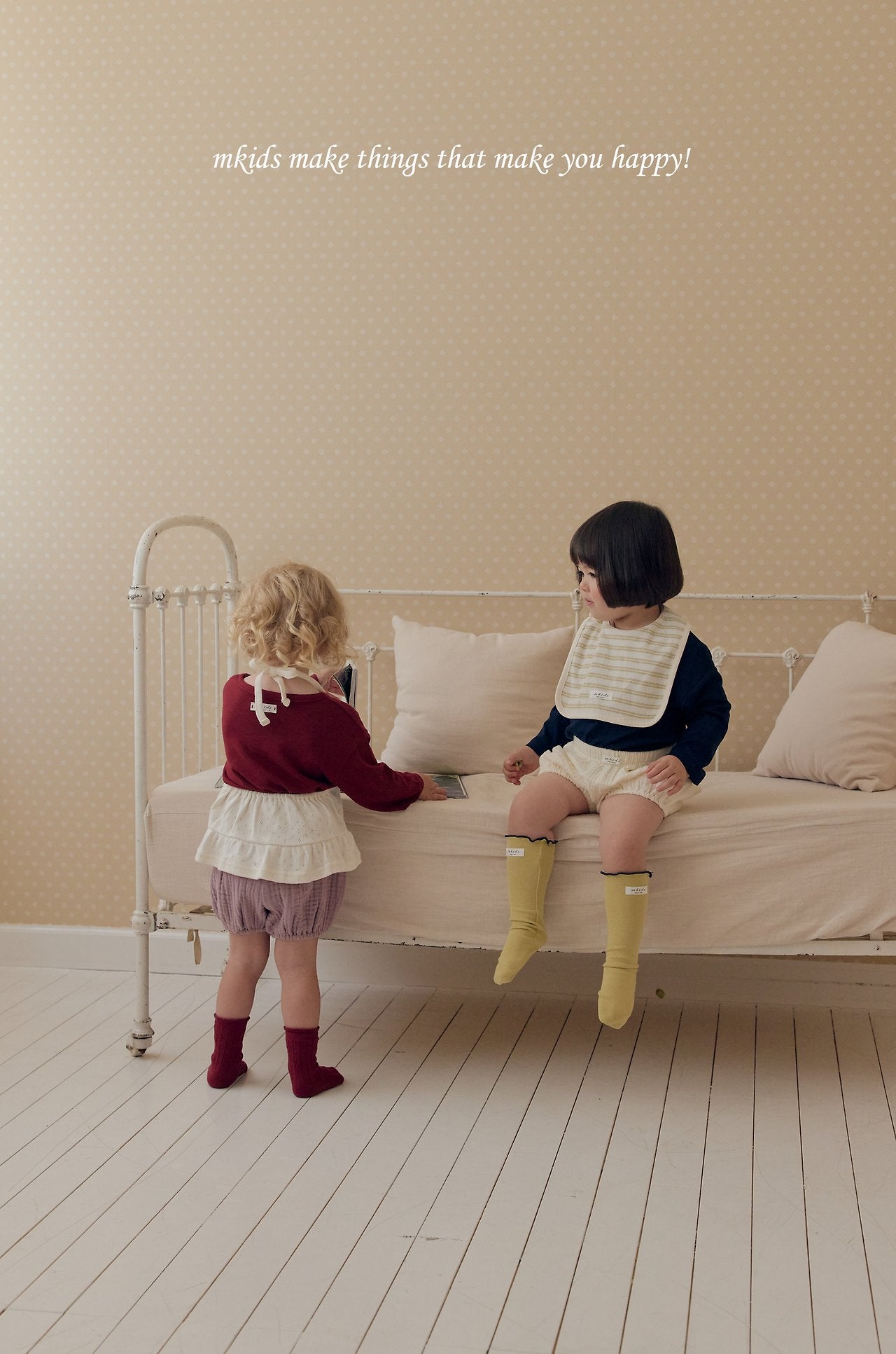 ［mkids］Bagle knee socks