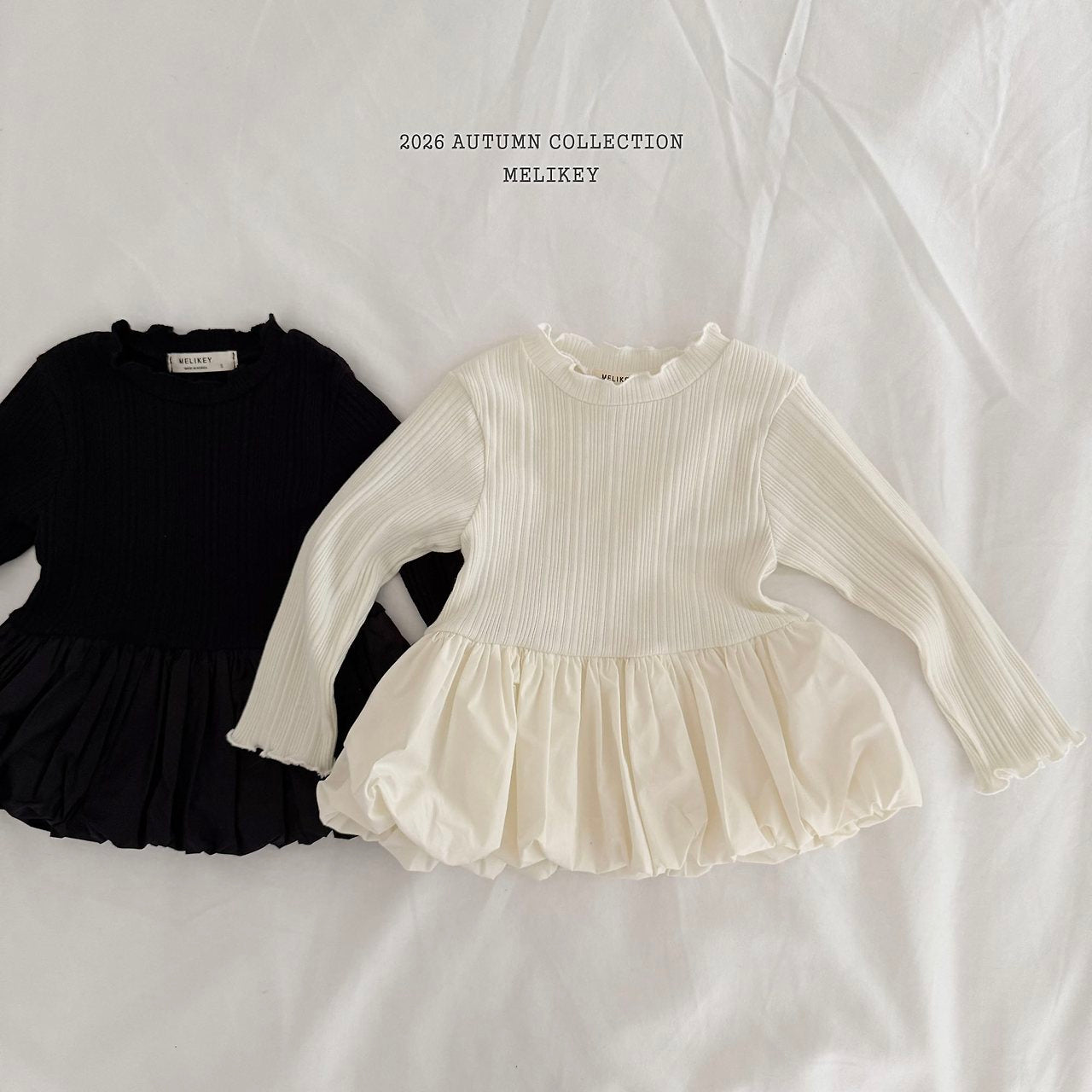 ［Melikey］Mono balloon tops