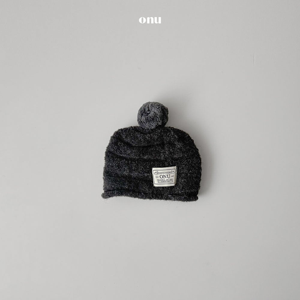 ［onu］Pompom warm beanie
