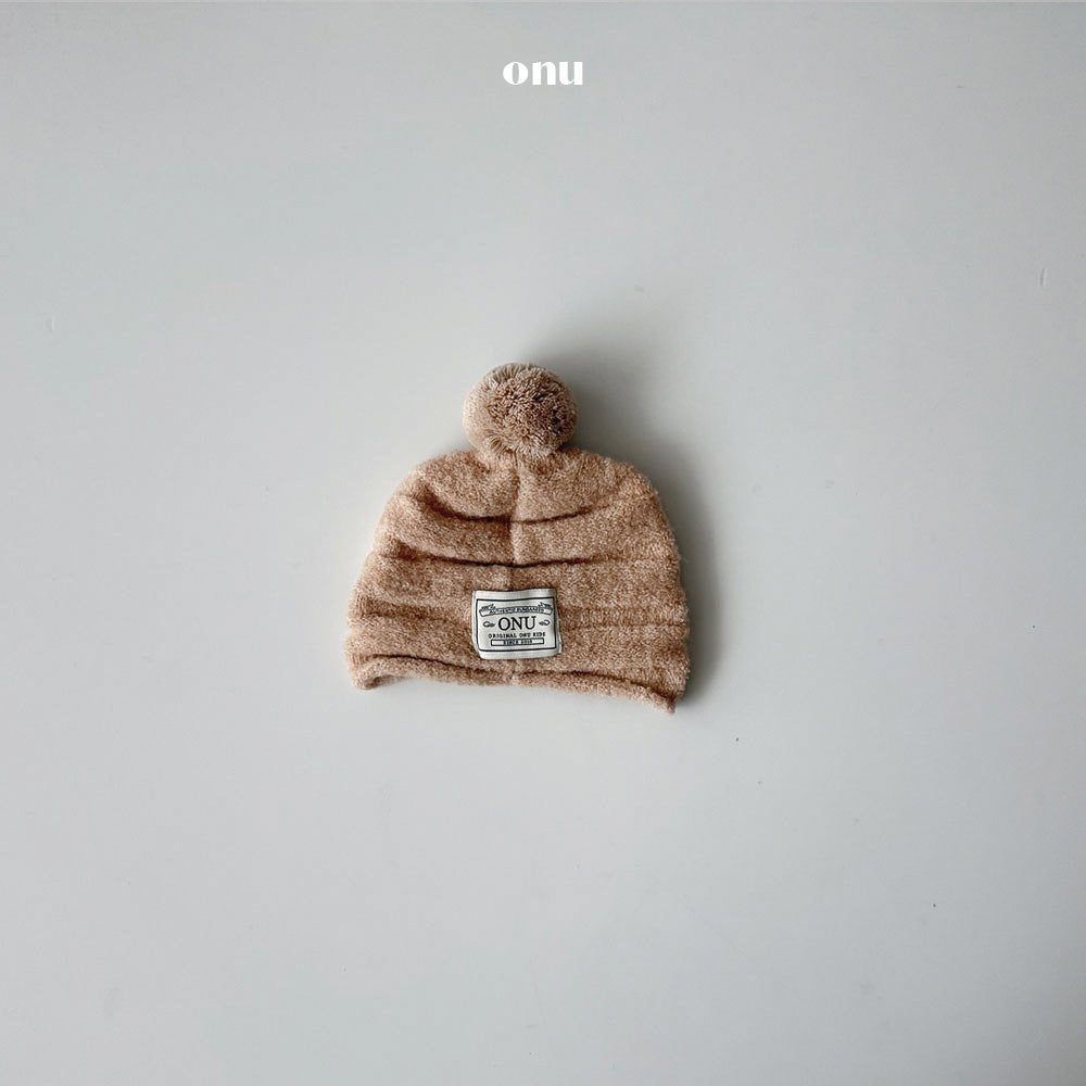 ［onu］Pompom warm beanie