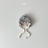 ［onu］Knot stripe beanie