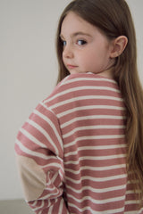 [soye] Paul stripe patch tee