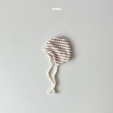 ［onu］Knot stripe beanie