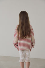 [soye] Paul stripe patch tee