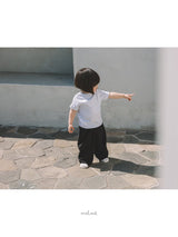 ［melmel］Linen hip pocket pants