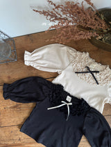 ［marron］Karen ribbon tops