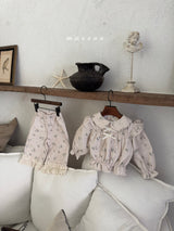 ［marron］Bunny bondding lace pants