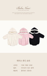［bebenine］Lace Hood Suit