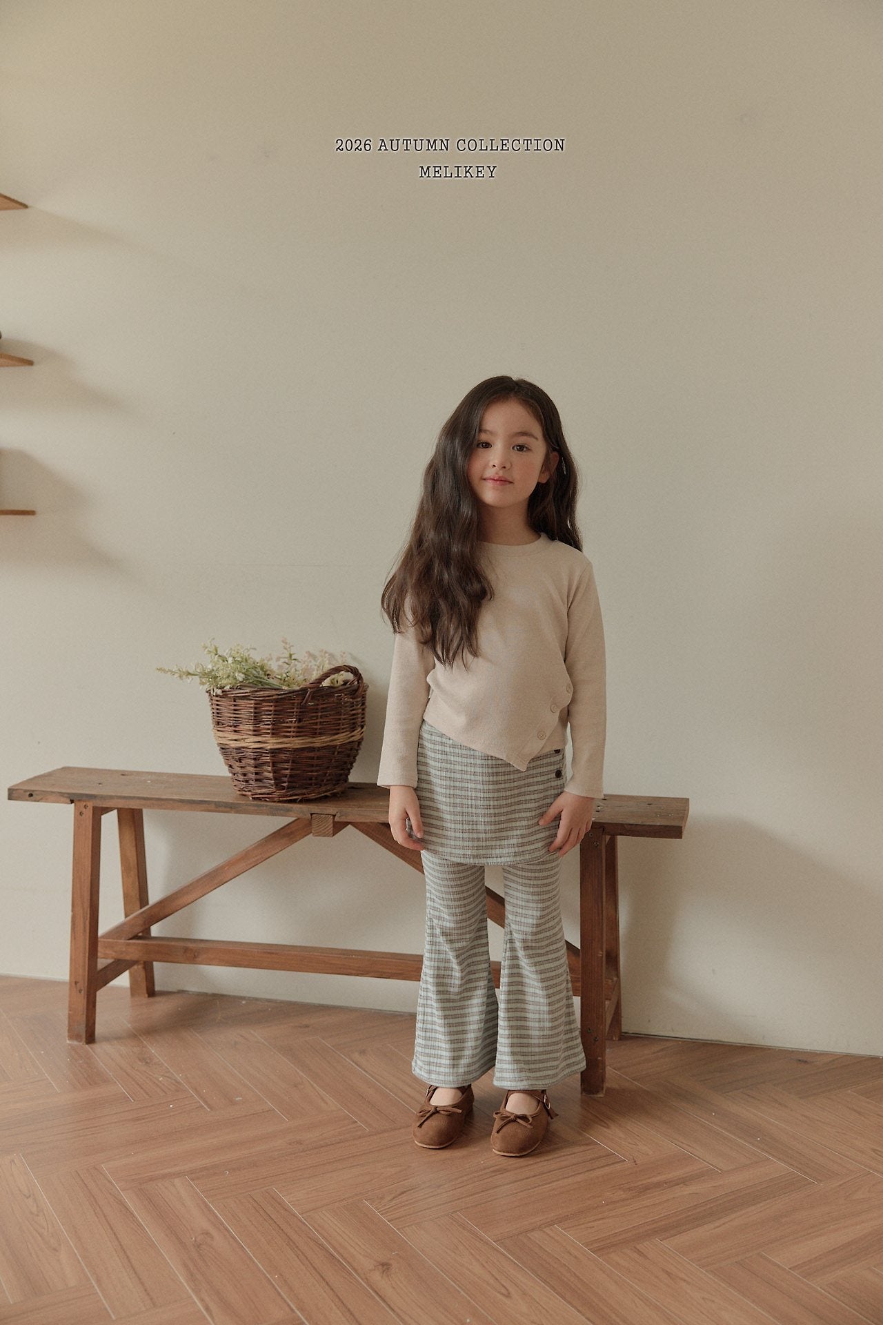 ［Melikey］Button crop tee