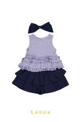［lenua］April frill blouse