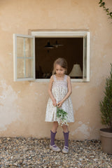 ［perrobebe］Heloise smock one-piece (lavender)