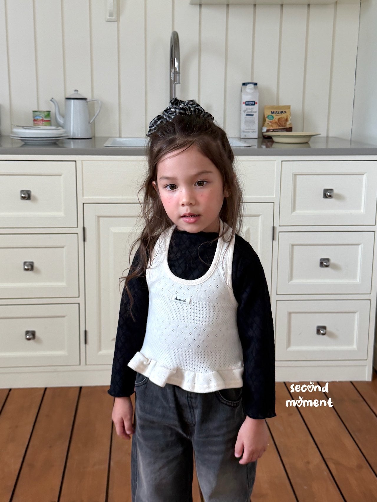 ［second moment］Eazy rib mellow tops