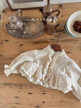 ［marron］Daily frill zip-up