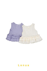 ［lenua］April frill blouse