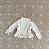 ［Melikey］Frill ribbon mesh tops
