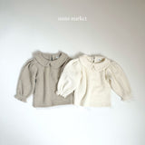 [mimi market] Softy collar tops