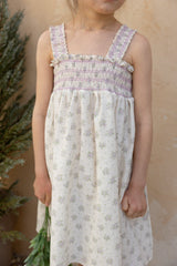 ［perrobebe］Heloise smock one-piece (lavender)